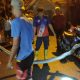 Tim Damkar Tanjungpinang Evakuasi Ular Sanca dari Parit Permukiman Warga