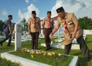 Peringati Hari Pramuka ke-64, Kwarda Kepri Gelar Ziarah dan Tabur Bunga di Tanjungpinang