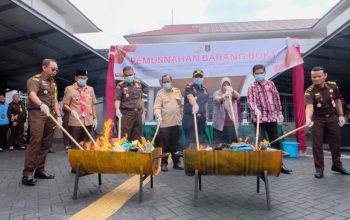 Kokain, Sabu, Ganja, hingga Ekstasi Dimusnahkan Kejari Tanjungpinang