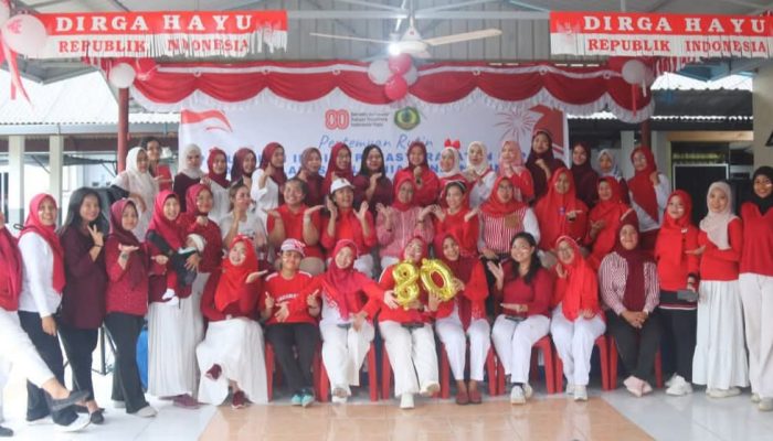 HUT RI ke-80 di Lapas Tanjungpinang, Ibu-Ibu PIPAS Tampil Kompak dan Ceria