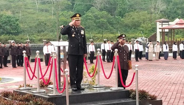 HUT ke-80 RI, Polres Lingga Tegaskan Komitmen Nasionalisme dan Pengabdian