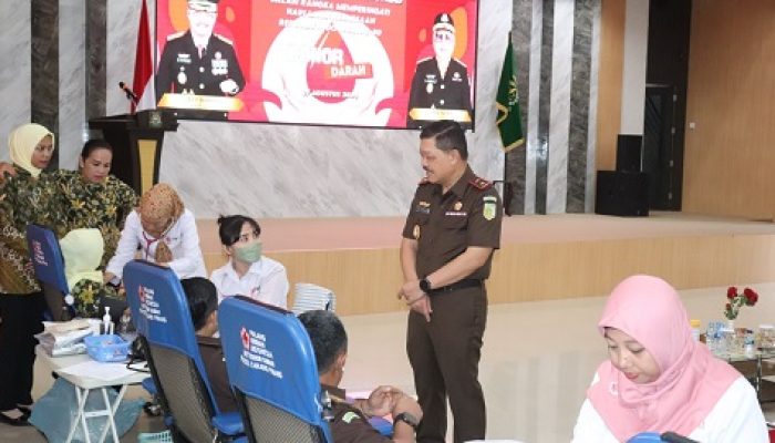 Peduli Sesama, Kejati Kepri dan PMI Tanjungpinang Adakan Donor Darah