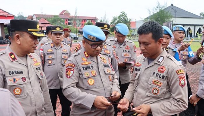 Jaga Marwah Institusi, Polres Lingga Terima Supervisi Bidpropam Polda Kepri