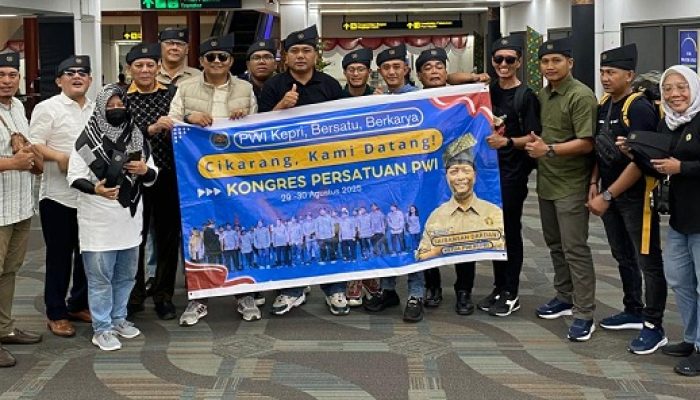 Saibansah Dardani Pimpin Delegasi PWI Kepri, Hadirkan Dukungan Penuh untuk Kongres 2025