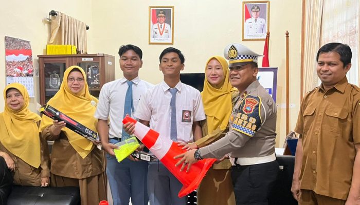 Pelajar SMA di Bintan Dapat Edukasi Lalu Lintas dari Satlantas Polres