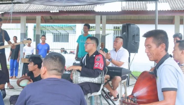 Warga Binaan Lapas Tanjungpinang Perkuat Keimanan Lewat Hadroh Islami