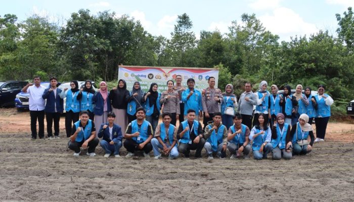 AKBP Yunita Stevani Pimpin Penanaman Jagung Serentak Dukung Ketahanan Pangan Nasional