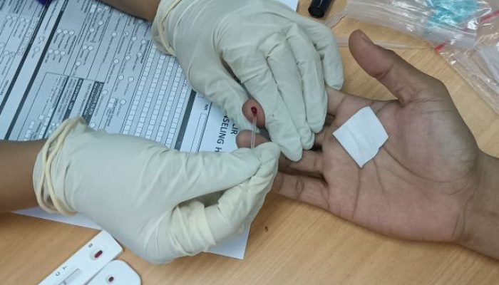 Cegah Penularan HIV/AIDS, Lapas Batam Fasilitasi Tes VCT bagi Puluhan Warga Binaan