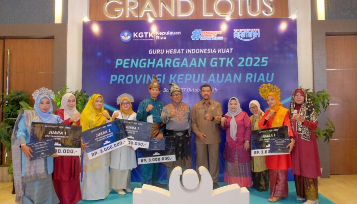 Delapan GTK Tanjungpinang Raih Penghargaan di Gebyar GTK Kepri 2025, Lis Darmansyah Beri Apresiasi