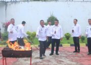 Lapas Tanjungpinang Musnahkan Barang Bukti Razia, Tegaskan Komitmen Bebas Halinar
