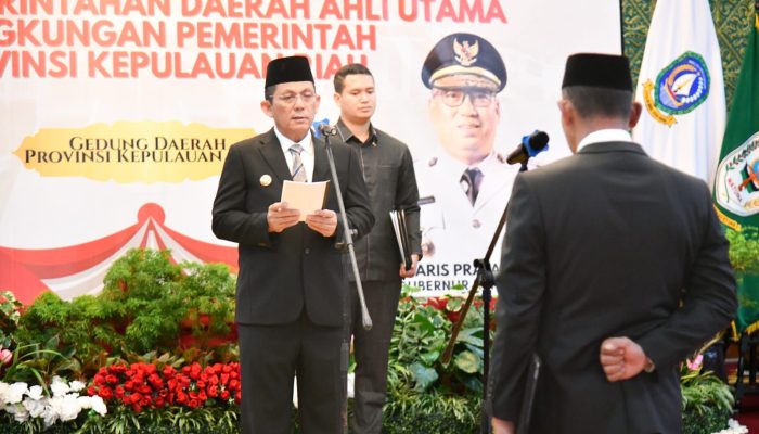 Kepres RI Turun! Ansar Ahmad Lantik Adi Prihantara sebagai Pejabat Fungsional Ahli Utama