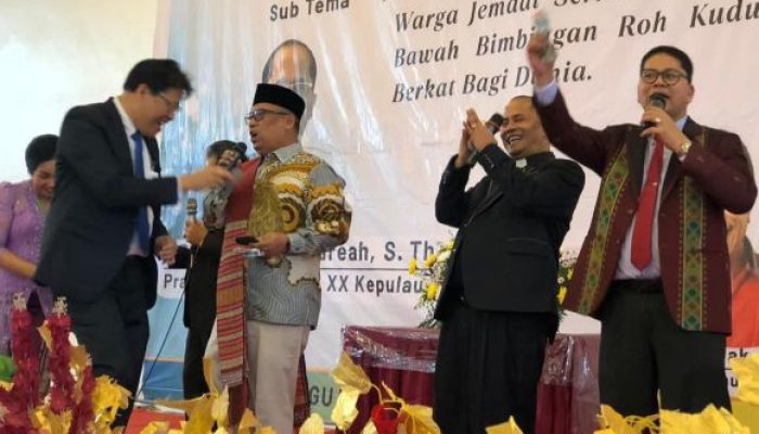 Rudi Panjaitan Wakili Wako Batam, Ajak Jemaat HKBP Jaga Toleransi dan Kebersamaan
