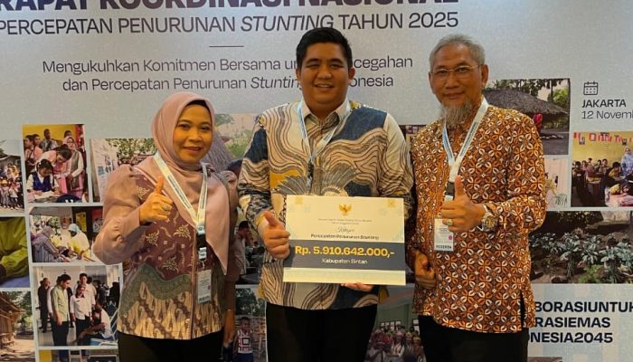 Bintan Masuk 50 Daerah Terbaik Nasional dalam Penurunan Stunting