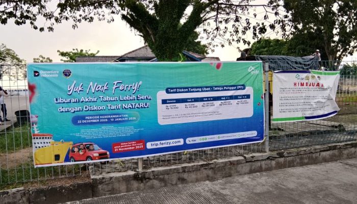 ASDP Beri Diskon Tarif Kapal Roro Tanjung Uban–Punggur, Berlaku hingga 10 Januari 2026