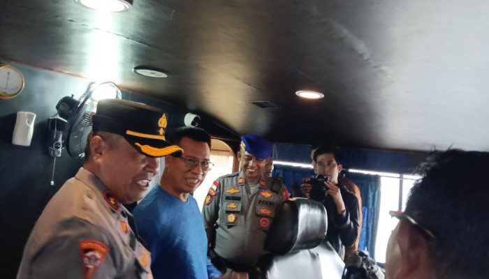 Polres Anambas Awasi Ketat Mudik Laut Nataru di Pelabuhan Tarempa