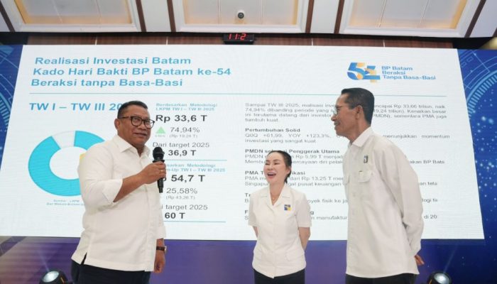 BP Batam Catat Investasi Rp54,7 Triliun hingga Triwulan III 2025