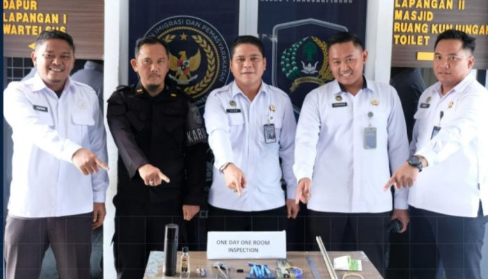 Jelang Tahun Baru, Rutan Kelas I Tanjungpinang Gelar Razia dan Tes Urine