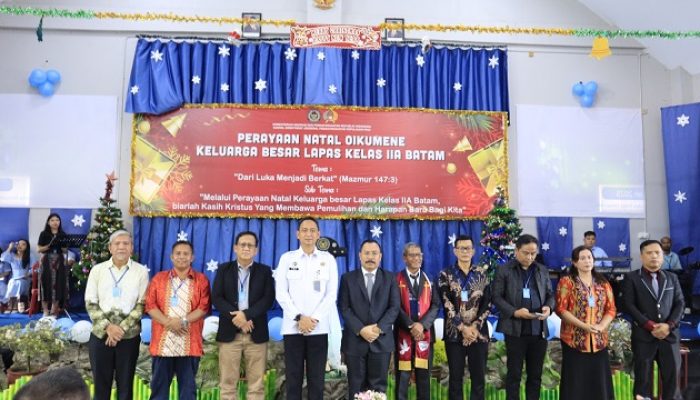 Natal di Lapas Batam, Kasih Kristus Diharapkan Pulihkan Warga Binaan