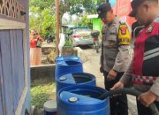 Musim Kemarau, Polsek Tanjungpinang Kota Bantu Warga Terdampak
