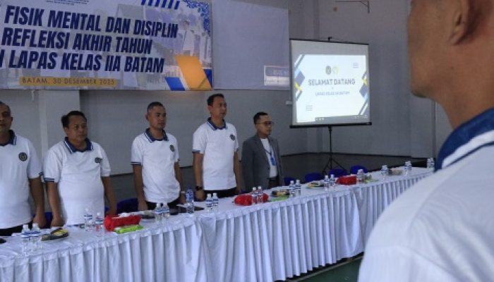 Lapas Batam Evaluasi Kinerja 2025 Lewat Pembinaan Fisik dan Mental