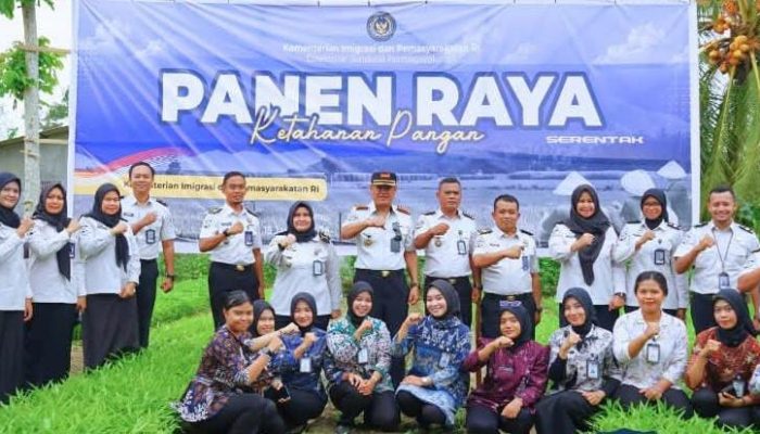 Panen Raya Bersama Menteri Imipas, Lapas Tanjungpinang Kembangkan SAE