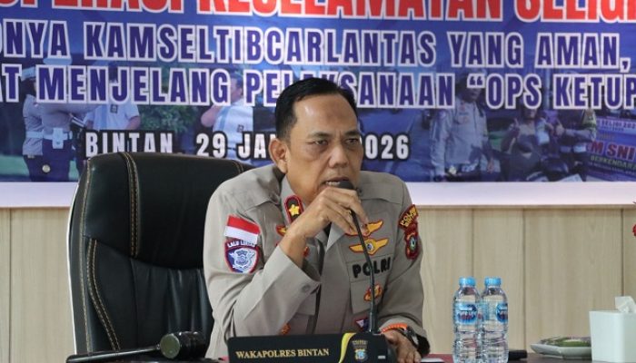 Operasi Keselamatan Seligi Dimulai Februari, Polres Bintan Tekankan Teguran Edukatif