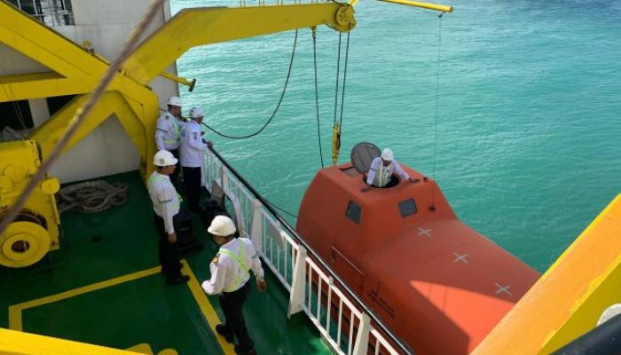 UPP Tanjung Uban Uji Petik Kelaiklautan Kapal Roro Jelang Mudik Lebaran 2026