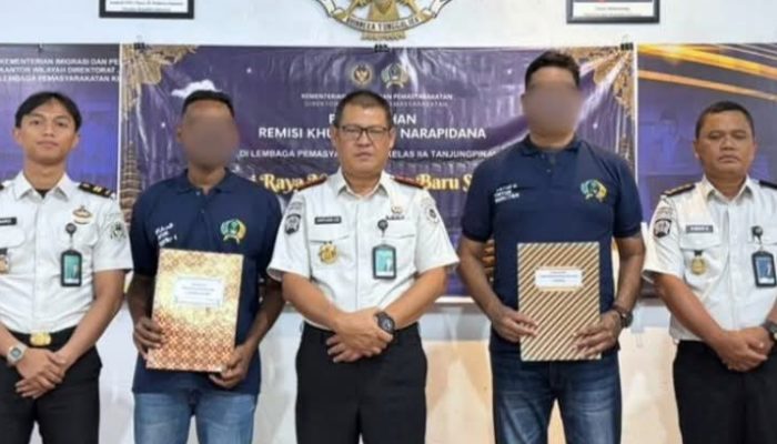 Remisi Nyepi 2026, Lapas Tanjungpinang Berikan Pengurangan Hukuman ke Dua Napi