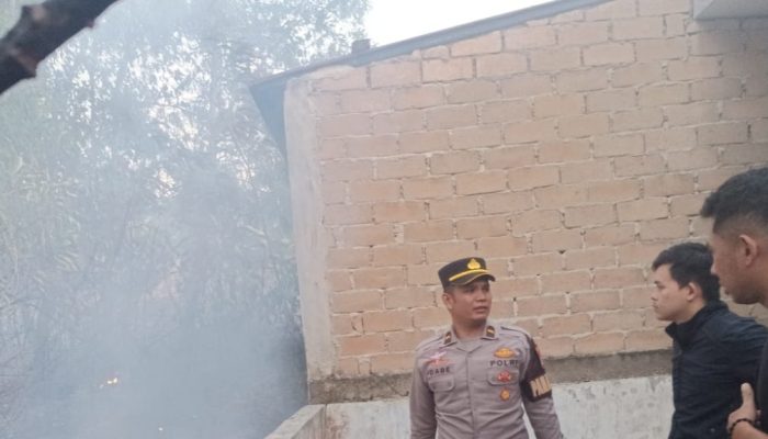 Lahan 5.000 Meter Terbakar di Tanjungpinang, Polisi Amankan Terduga Pelaku