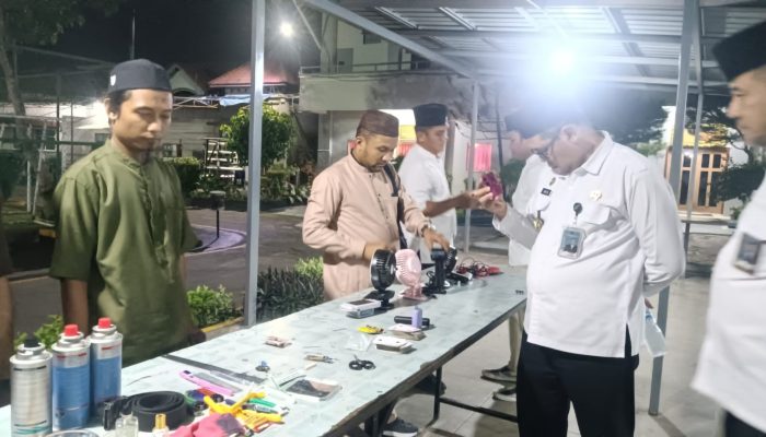 Jelang Libur Lebaran, Lapas Batam Dirazia Kakanwil Ditjenpas Kepri