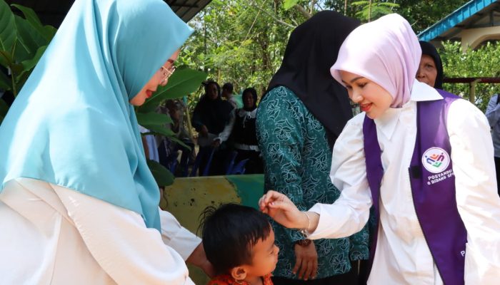 Hafizha Tinjau Layanan Posyandu Serentak di Bintan, Dorong Transformasi 6 SPM