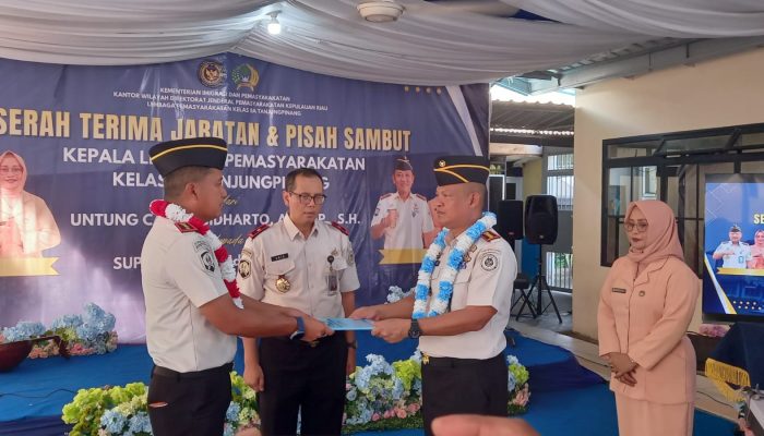 Kalapas Tanjungpinang Berganti, Suparman Gantikan Untung Cahyo