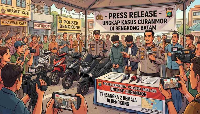 Viral di Media Sosial, Polisi Ungkap Curanmor yang Dilakukan Dua Remaja di Bengkong