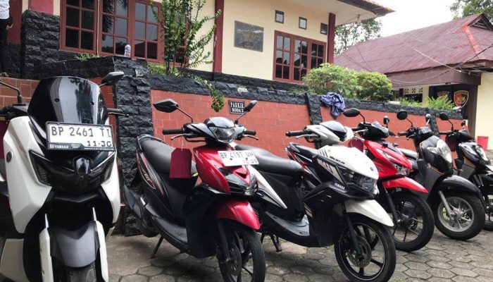 Enam Motor Curian Diamankan Polisi dari Rumah Kosong di Tanjungpinang