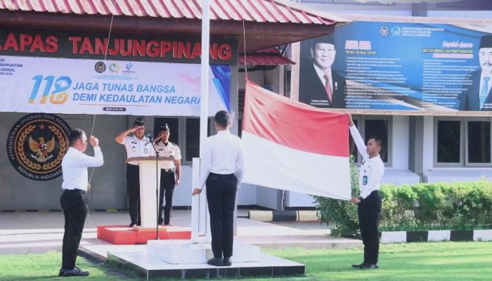 Momentum Harkitnas, Lapas Tanjungpinang Ajak Pegawai Perkuat Integritas
