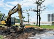 Perbaikan Jalan Underpass Pelita Ditargetkan Rampung dalam Sepekan