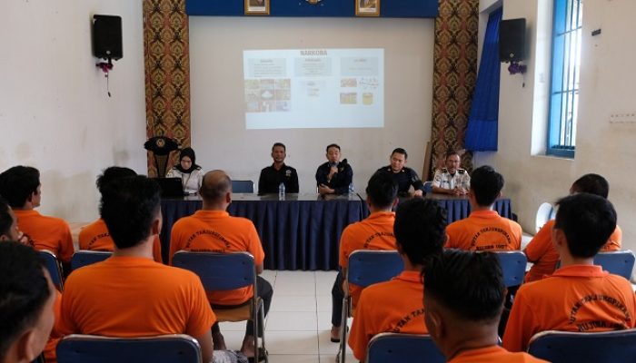 Rutan Tanjungpinang Gandeng BNN Sosialisasikan Bahaya Narkoba kepada Warga Binaan