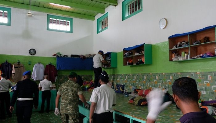 Rutan Tanjungpinang Libatkan Polisi dan BNN Razia Kamar WBP