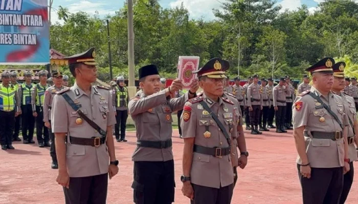 Rotasi Jabatan di Polres Bintan, Kasat Intelkam dan Kapolsek Berganti