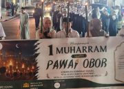 Sambut Tahun Baru Islam, 150 Remaja Masjid Agung Al Hikmah Pawai Obor Keliling Tanjungpinang