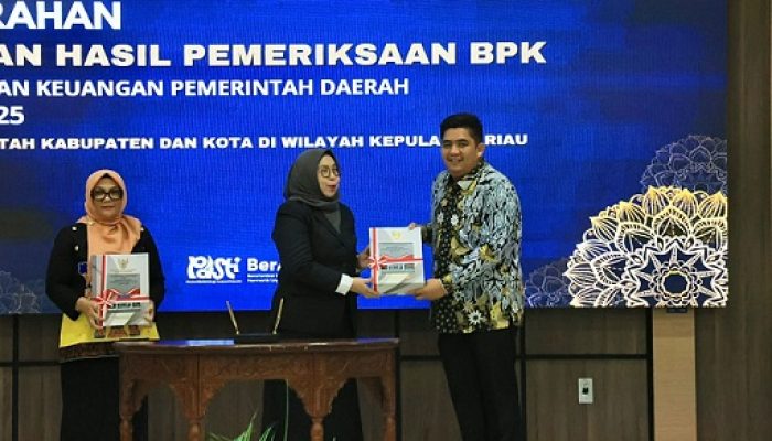 BPK Berikan WTP ke-15 untuk Bintan, Roby Apresiasi Kinerja Jajaran Pemkab