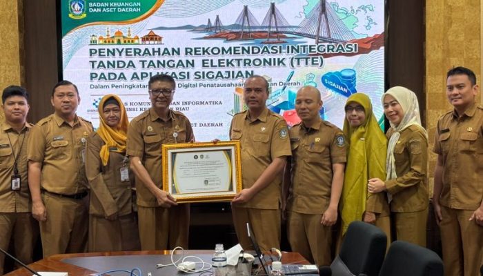Digitalisasi Keuangan Kepri Maju, SIGAJIAN Resmi Gunakan Tanda Tangan Elektronik Tersertifikasi