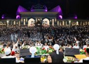 Ribuan Jemaah Padati Masjid Agung Batam, Kepri Bersalawat 3 Gaungkan Cinta Rasul dan Negeri