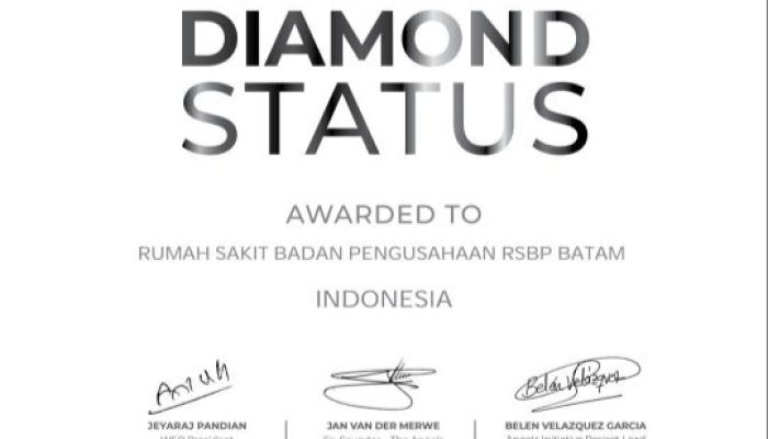 RSBP Batam Raih Diamond Status WSO, Layanan Stroke Diakui Penuhi Standar Internasional