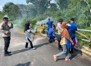 Cen Sui Lan Apresiasi Gotong Royong Warga dan Polres Natuna Rawat Jembatan Mahligai