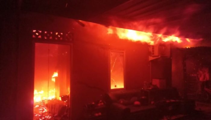 Kebakaran Rumah di Tanjung Ayun Sakti Tanjungpinang, Kerugian Ditaksir Rp300 Juta
